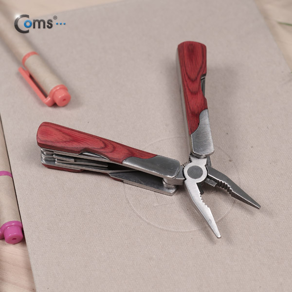 Coms 다용도 공구 - 롱노즈/칼/톱/다양한 드라이버세트/ 8 in 1 제품 (T2407)