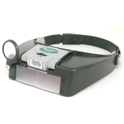 Prokit 헤드밴드 확대경 및 LED 램프