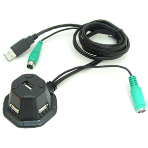 Coms USB2.0 4Port 미니 허브(UP-120)