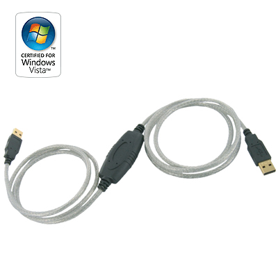 Coms USB FX 케이블 - 데이터 전송용/ XP와 Vista만 지원/ XP끼리는 사용불가