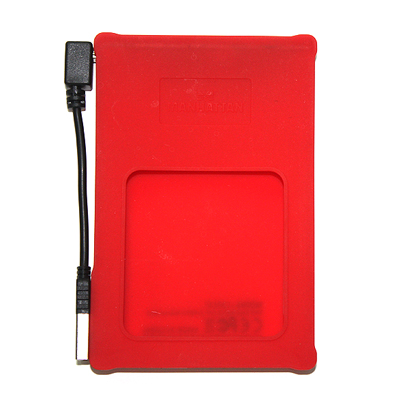 Manhattan USB 외장하드 케이스 /2.5인치/실리콘/빨강