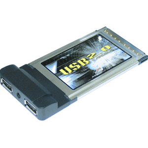 Coms USB 2.0 카드(PCMCIA), 2Port