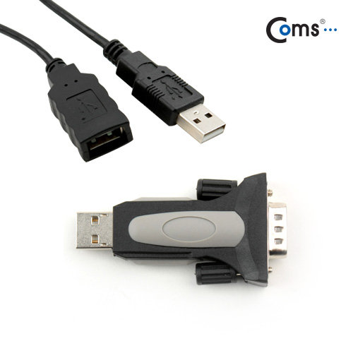 Coms USB 시리얼 컨버터, USB 2.0, RS232/젠더형