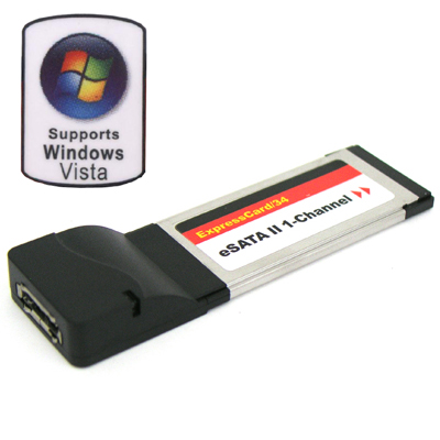 Coms 노트북 ExpressCard eSATA 카드 1Port (XWT-EXP03)