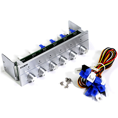 팬 스피드 콘트롤러 - 총 6개의 팬 조절 [ZM-MFC1 Plus]