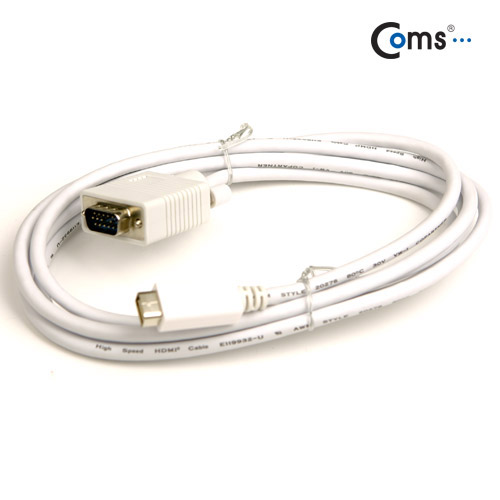 Coms MINI DVI 케이블 2M, VGA변환/DVI42