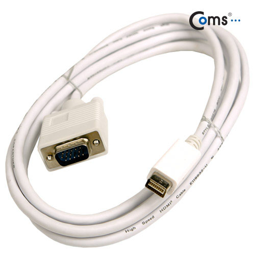 Coms MINI DVI 케이블 2M, VGA변환/DVI42