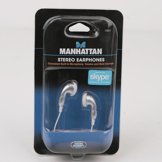 Manhattan 스테레오 이어폰(마이크지원)