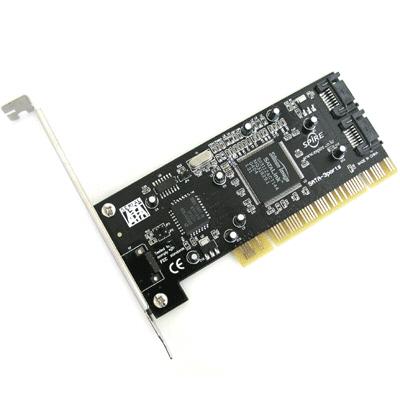 Coms SATA2 PCI 카드 - 내장 2포트,eSATA 브라켓 지원,[SP-S2]