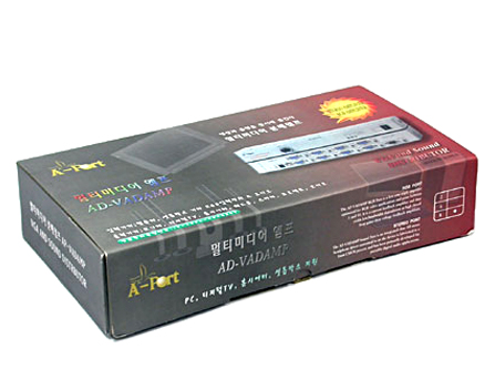 멀티미디어 모니터 8 :1 분배기 / 엠프