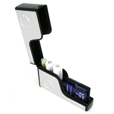 Coms 메모리 카드 케이스 - 건전지 및 메모리 카드 보호/ 콤팩트 타입 (RT-UMC001-SL)