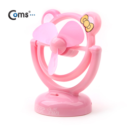 Coms USB 선풍기 상하 회전형 - 핑크