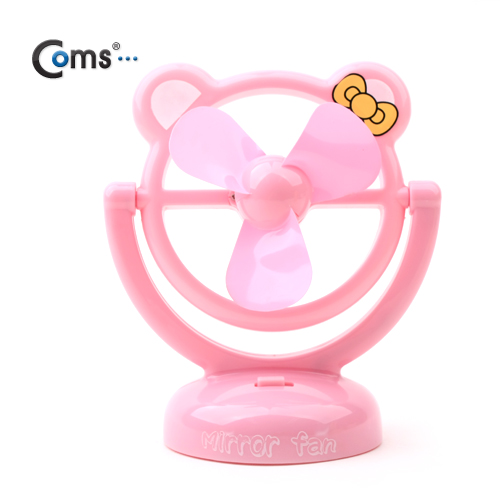 Coms USB 선풍기 상하 회전형 - 핑크