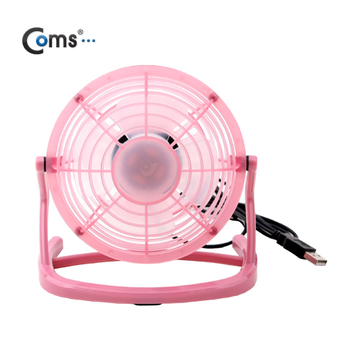 Coms USB 선풍기/상하조절/핑크