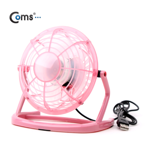 Coms USB 선풍기/상하조절/핑크