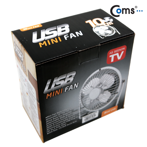 Coms USB 선풍기/상하조절/metal, 실버