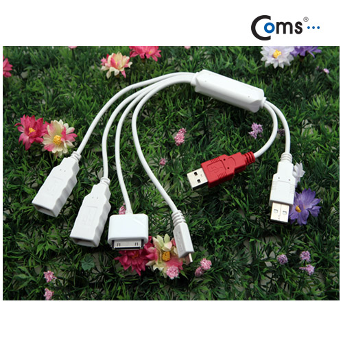 Coms USB 허브 2.0, (4P/iPod/Micro USB 포트외)