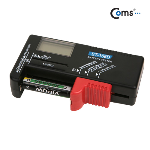Coms 건전지 테스터기(LED표시)
