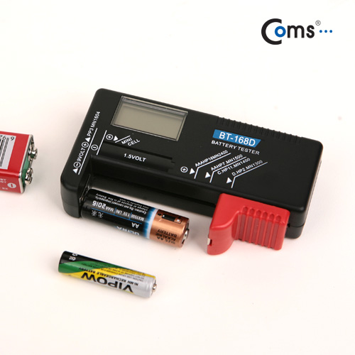Coms 건전지 테스터기(LED표시)