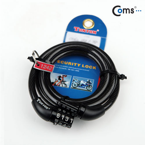 Coms 자전거 도난방지 열쇠(숫자형)