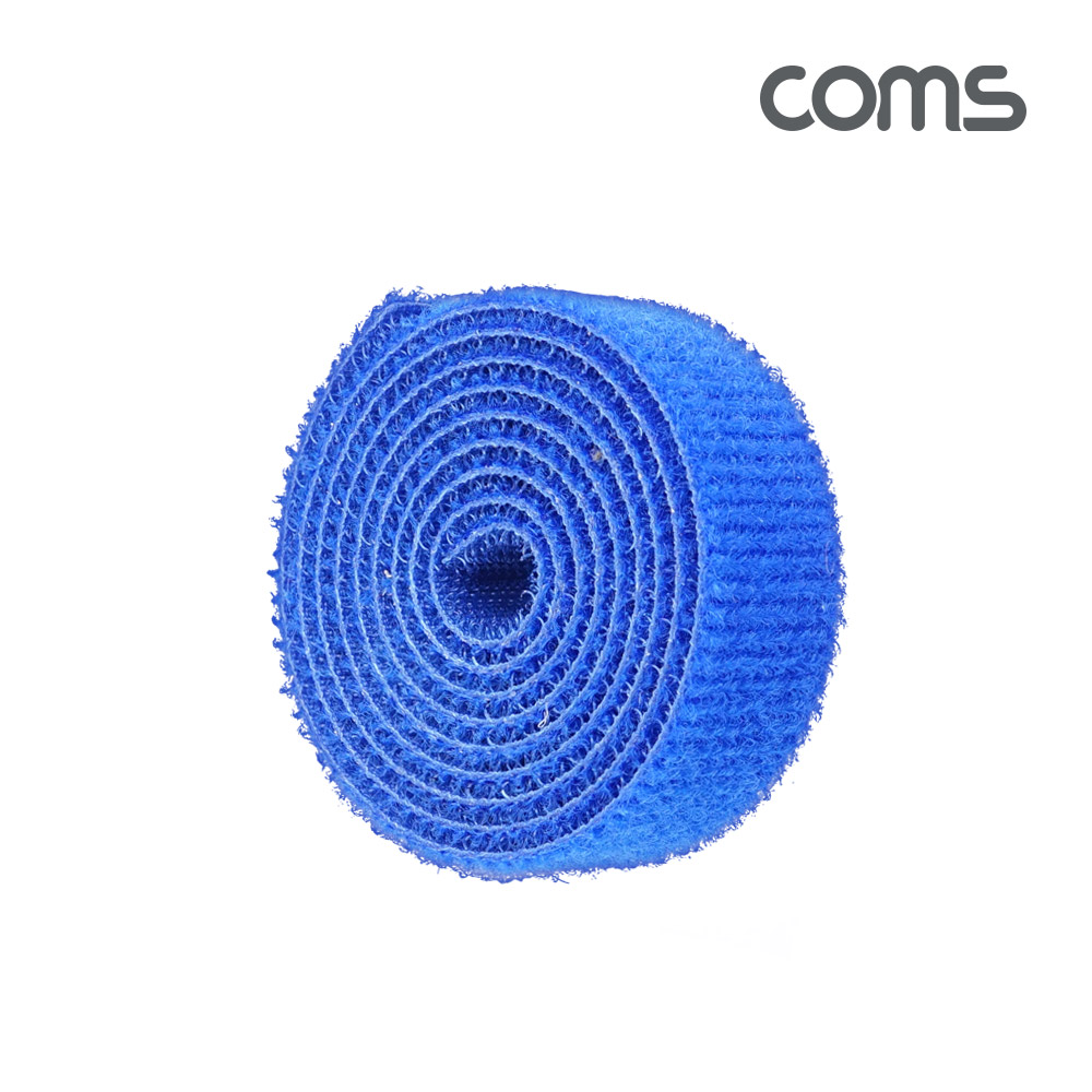 Coms 케이블 타이-벨크로(파랑)
