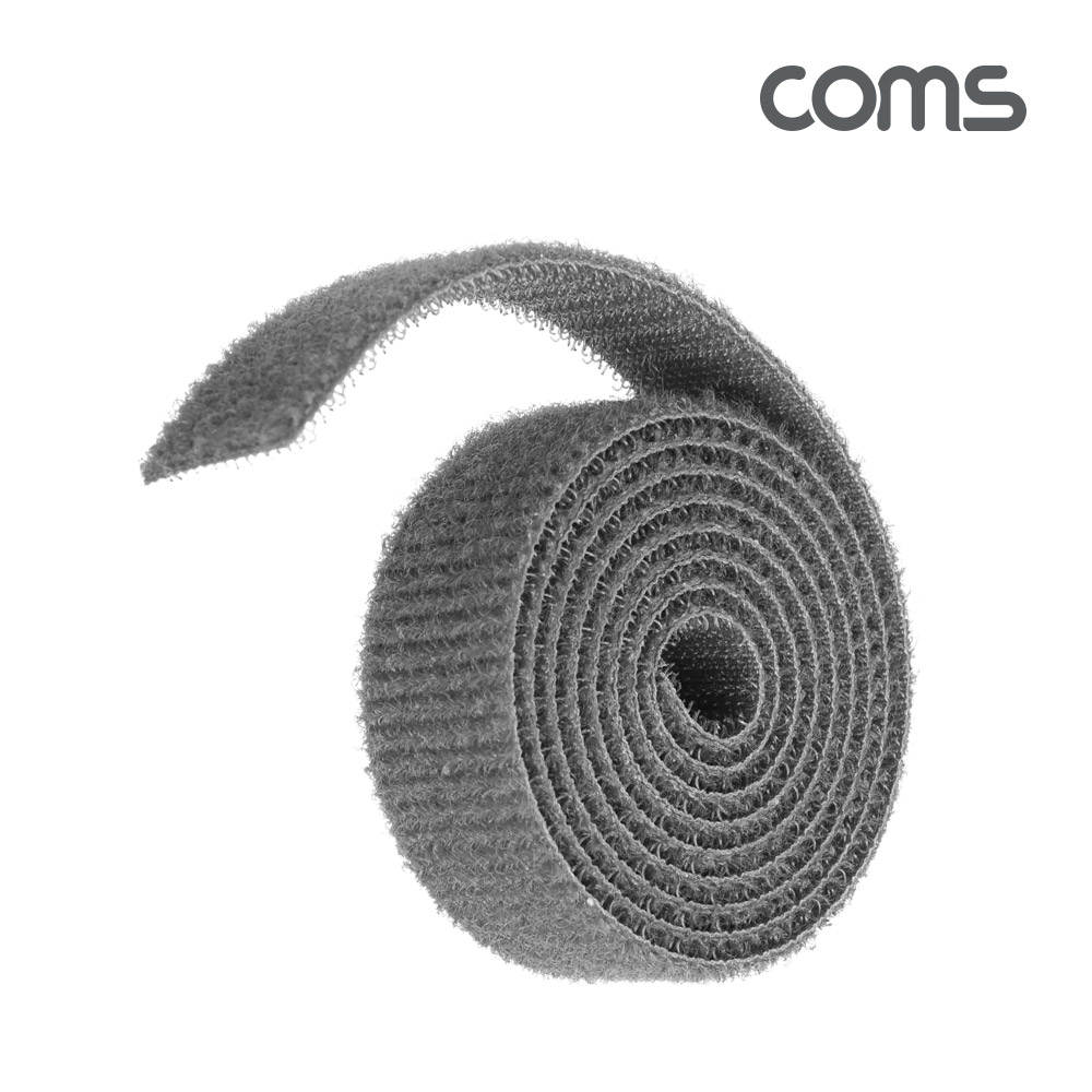 Coms 케이블 타이-벨크로(회색)