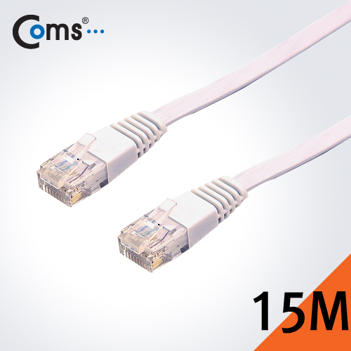 Coms 평면 랜케이블(Cat 6/Direct) 15M / Lan Cable