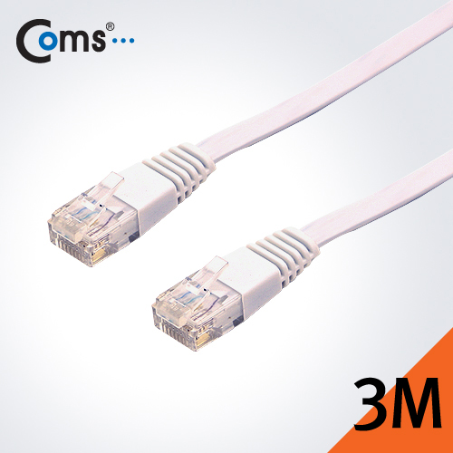 Coms 평면 랜케이블(Cat 6/Direct) 3M / Lan Cable