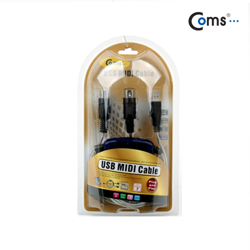 Coms 미디 케이블(USB to Din5 Male)