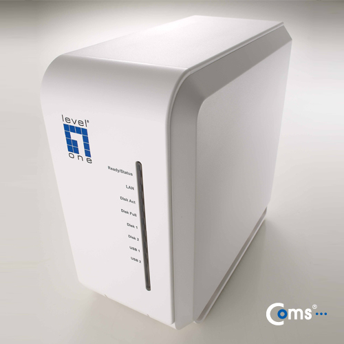 LevelOne NAS 2 Bay/Giga 지원