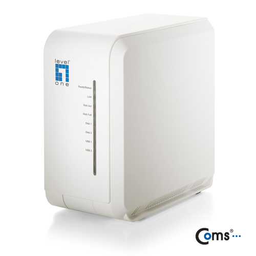 LevelOne NAS 2 Bay/Giga 지원