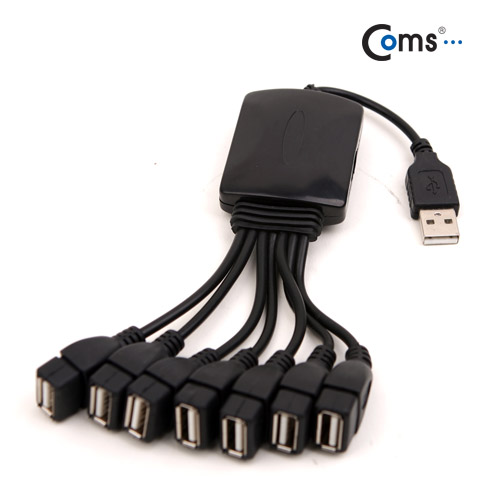Coms USB 허브 2.0, (7P/문어발형) 무전원