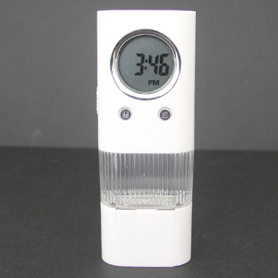 Coms 휴대용 토치 램프(랜턴)-시계.알람 기능[B-1184]