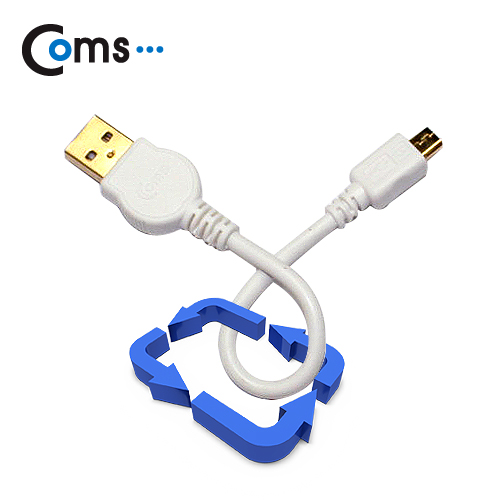 Coms 스트롱 미니 케이블 USB to 마이크로 B (화이트)/충전/데이터
