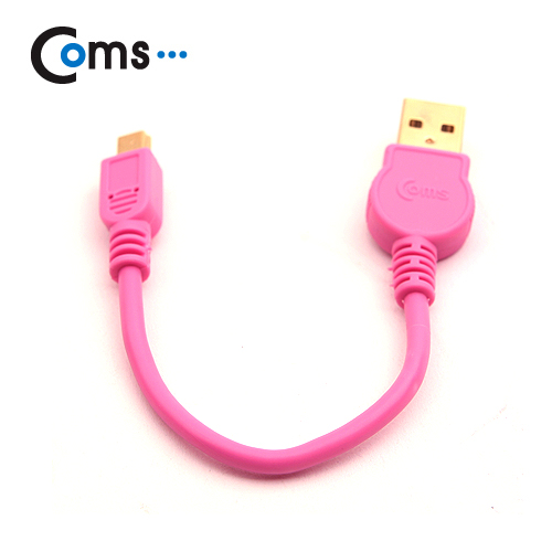 Coms 스트롱 미니 케이블 USB to 미니 5핀 (핑크)/충전/데이터