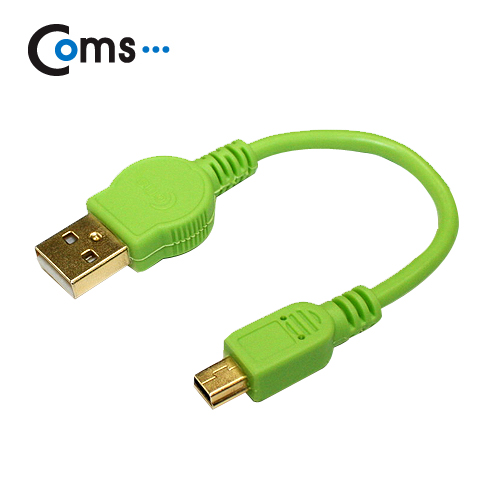Coms 스트롱 미니 케이블 USB to 미니 5핀 (그린)/충전/데이터/충전/데이터