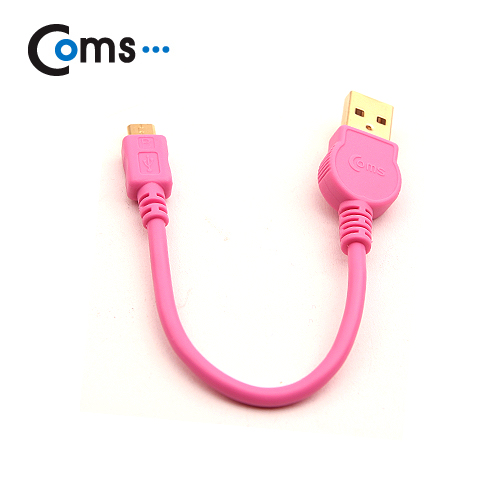 Coms 스트롱 미니 케이블 USB to 마이크로 B (핑크)/충전/데이터