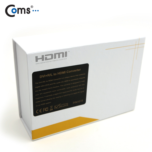 Coms HDMI 컨버터(DVI & 오디오 ->HDMI)