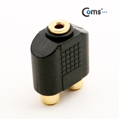 Coms 스테레오 젠더 Y형(3.5 F/RCA Fx2)/Stereo