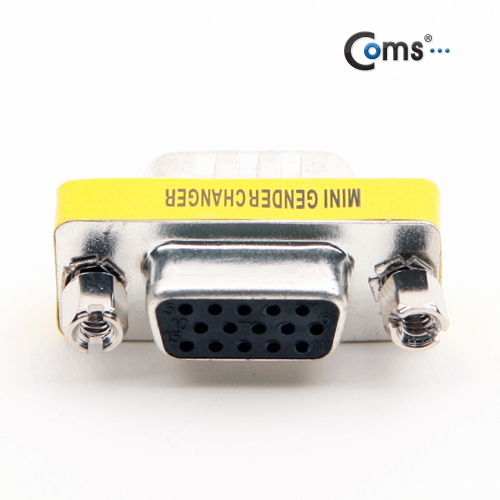 Coms 모니터 젠더(15M/15F), 3열 15핀 - 고급포장/VGA