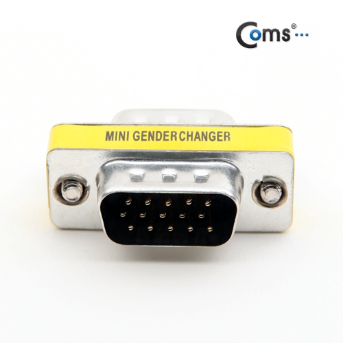 Coms 모니터 젠더(15M/15M), 3열 15핀 - 고급포장/VGA