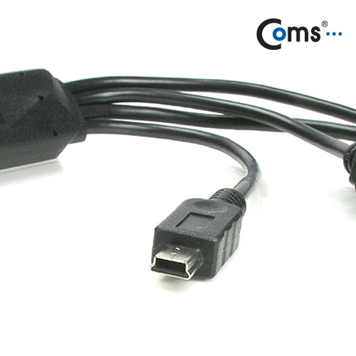 Coms USB2.0 4포트 허브 - 문어발 형태, 미니 5핀 단자
