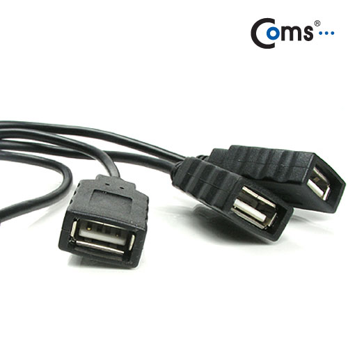 Coms USB2.0 4포트 허브 - 문어발 형태, 미니 5핀 단자