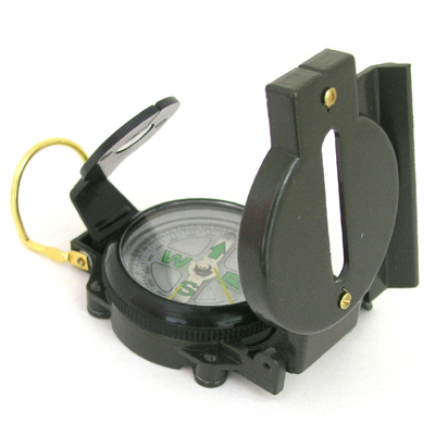 Coms 휴대용 나침반 - 거리측정 가능 [A2521]