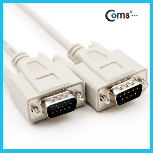 Coms 일반형 모니터 케이블 15핀/9핀 1.8M - M/M 타입 (구형모니터용)