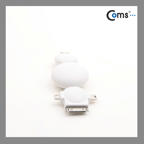 Coms USB 자동감김 통합 60cm(화이트)