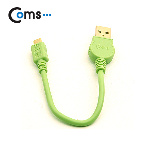 Coms 스트롱 미니 케이블 USB to 마이크로 B (그린)/충전/데이터