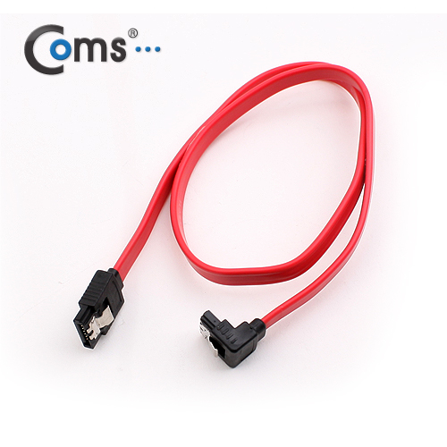 Coms SATA 하드(HDD) 케이블 ㄱ자/클립형, 50cm