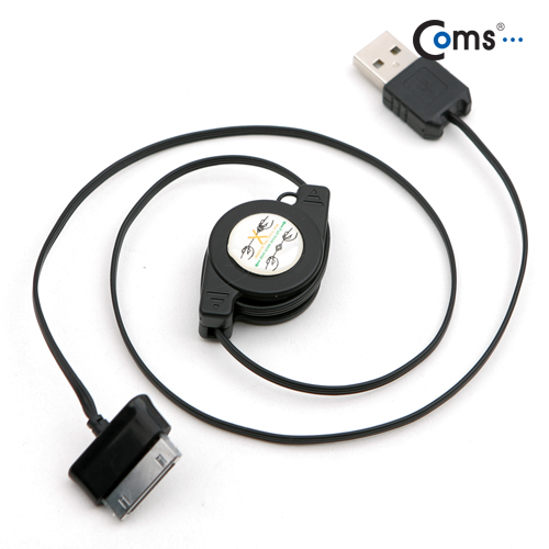 Coms 갤럭시탭 케이블(자동감김), 30핀