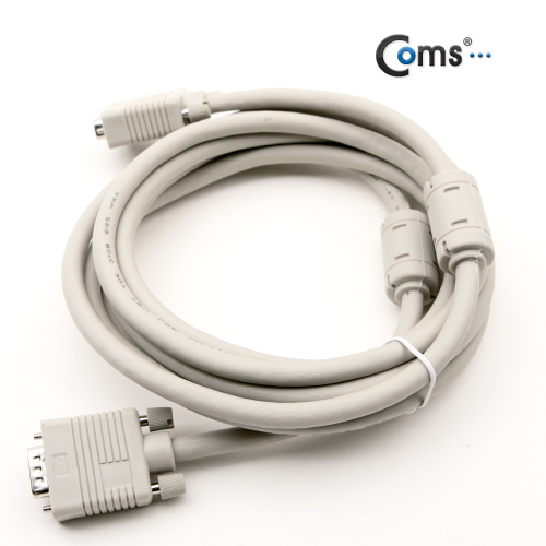 Coms 고급형 모니터 RGB 케이블 3M - M/M 타입 (고급포장)